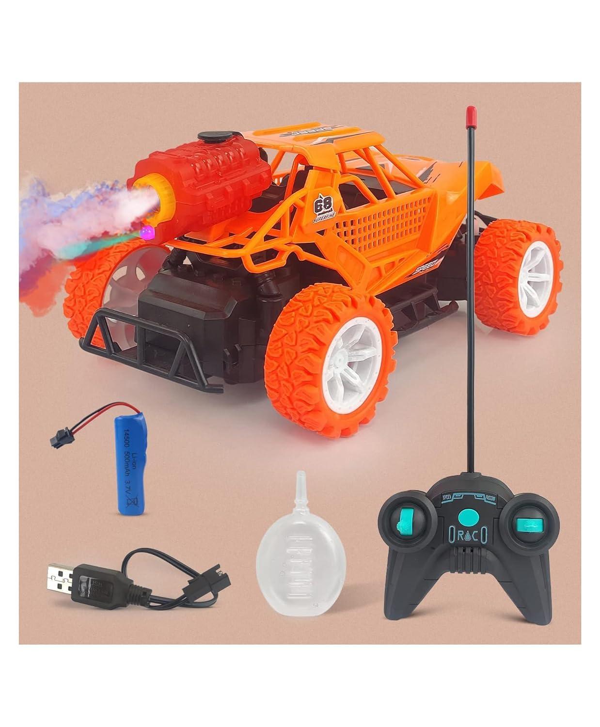 RC Stunt Spray Car Smoke Rock Crawler Spray Climbing Car Off Road Monster Truck  (Multicolor)