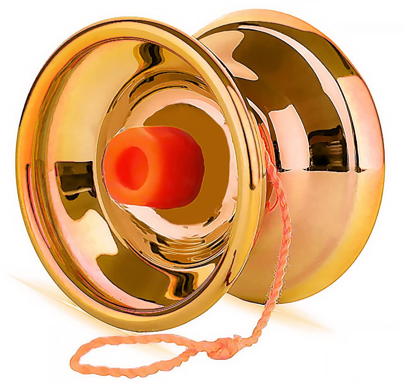 High-Speed Metallic Finish YoYo Spinner Toy, 12 Years Kids and Beginners, 1 pc