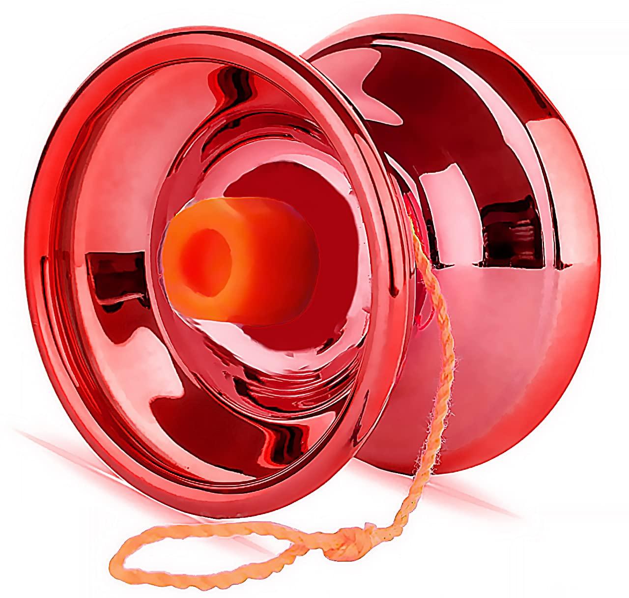 High-Speed Metallic Finish YoYo Spinner Toy, 12 Years Kids and Beginners, 1 pc