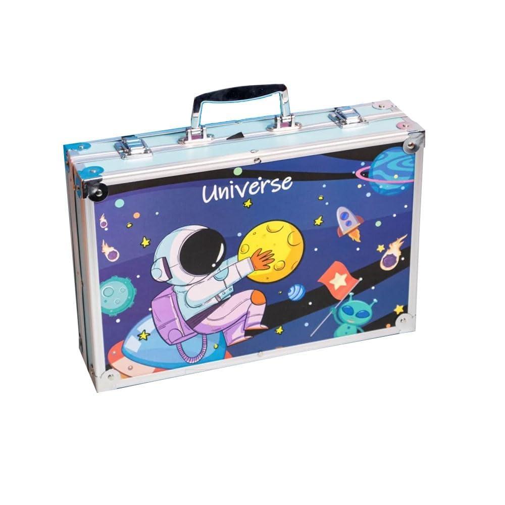 Space Theme Art & Craft Painting Kit for Kids, 145 Colours, Suitcase Style, Birthday Gift