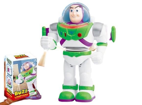 Buzz Action Figure Toy for Kids, Flashing Light and Projection with Flexible Joints,Buzz Lightyear Toys for Kids