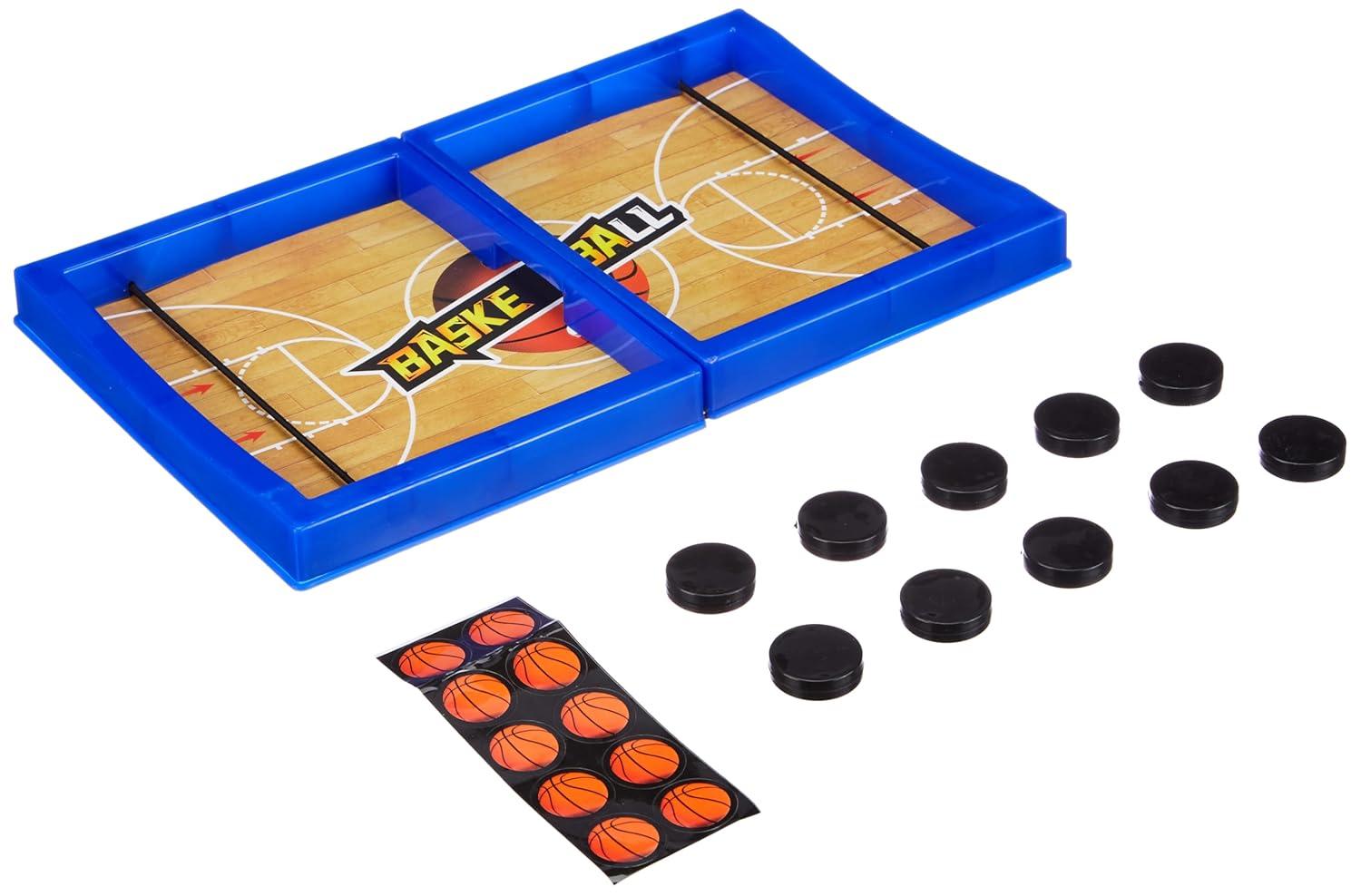 Fast Sling Puck Game Board String Hockey Toy| Party Game for Adult Parent Kids Children