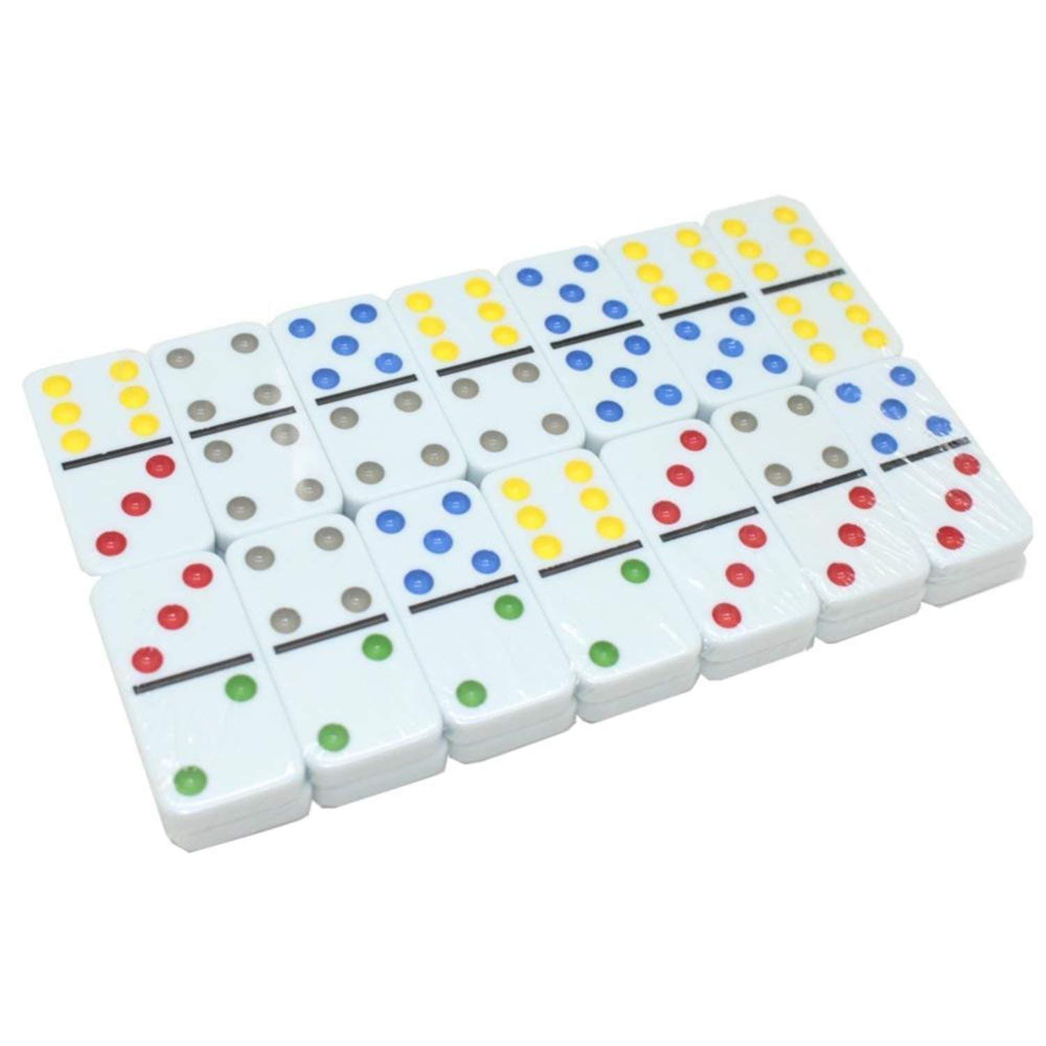 Double Six Domino Game Set with 28 Domino Tiles
