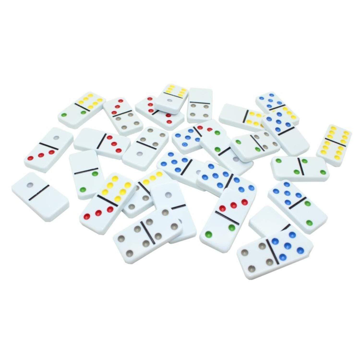 Double Six Domino Game Set with 28 Domino Tiles