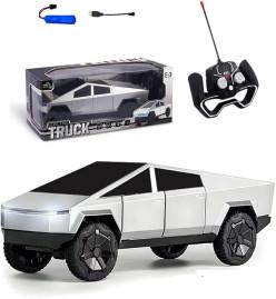 Remote Control Car for Kids Tesla Cybertruck Toy High Speed with Dual Motor 2.4GHz Long Battery Life Light Effects