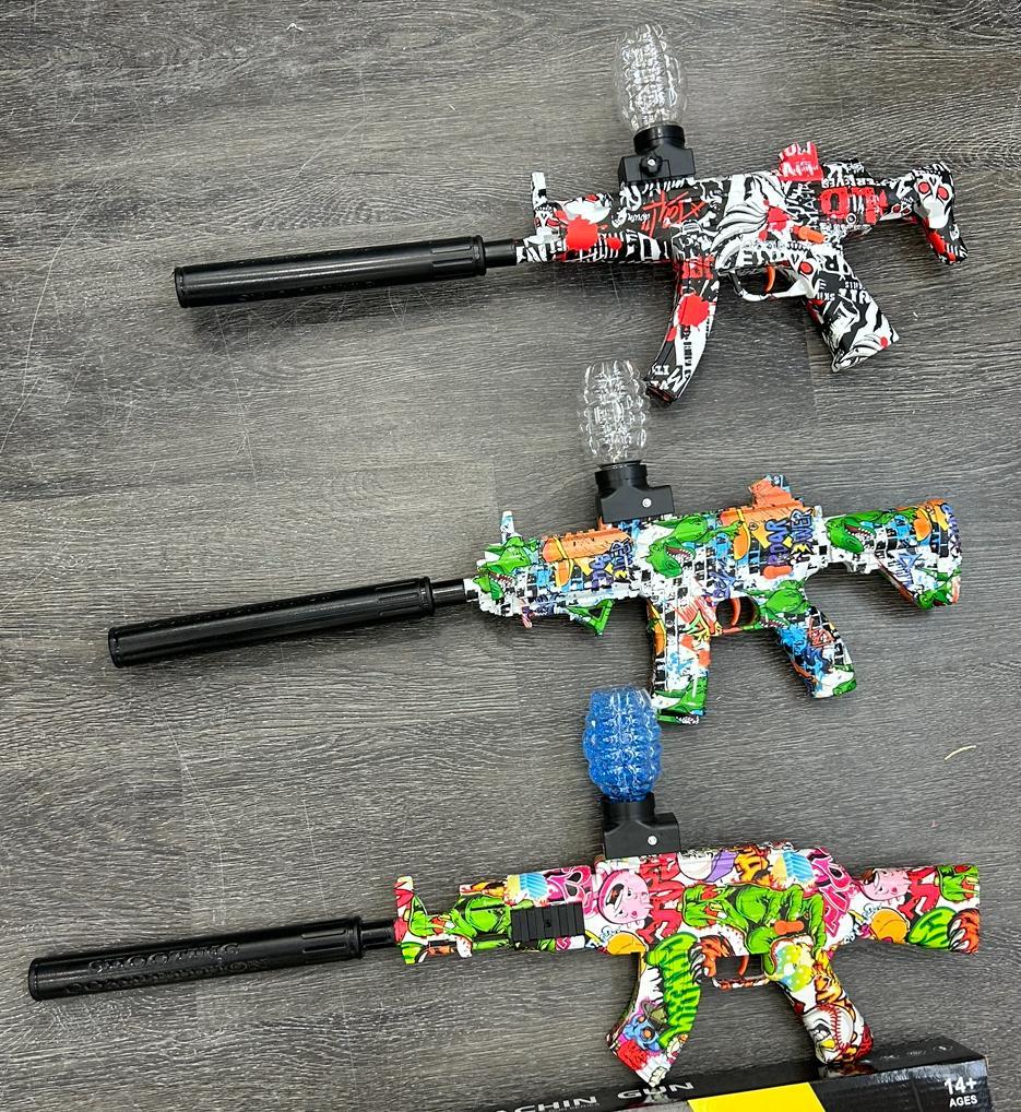 Gel Blaster Gun Automatic Gun for Kids-Adults Operated Gun High Speed Upto 50 Feet Range Including Gel Balls (Multi Color)
