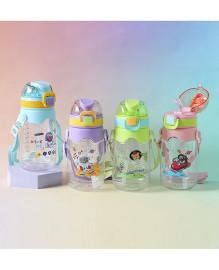 Leak Proof & Freezer Safe Sipper Water Bottle - Set of 1 Pcs - Random Color