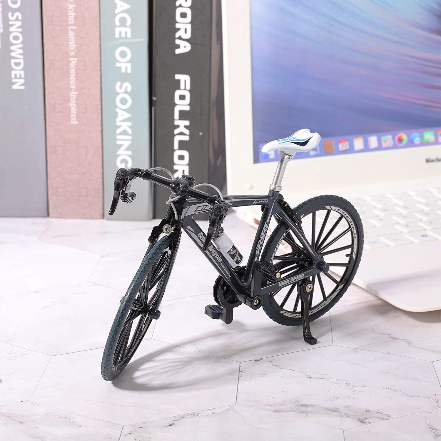 Mini Bicycle Model Cycling Toy Adventure Toy Bicyle - Diecast Mountain Bicyle Toy for Kids(Pack of 1)(Multicolor)