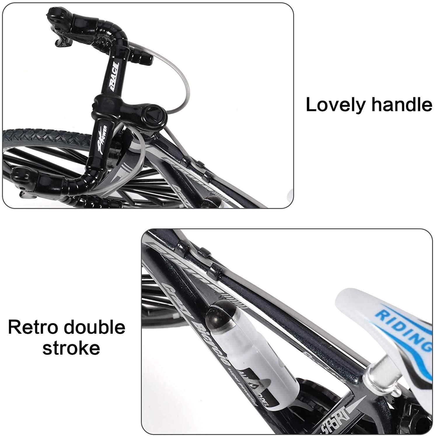 Mini Bicycle Model Cycling Toy Adventure Toy Bicyle - Diecast Mountain Bicyle Toy for Kids(Pack of 1)(Multicolor)