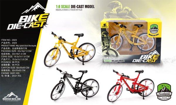 Mini Bicycle Model Cycling Toy Adventure Toy Bicyle - Diecast Mountain Bicyle Toy for Kids(Pack of 1)(Multicolor)