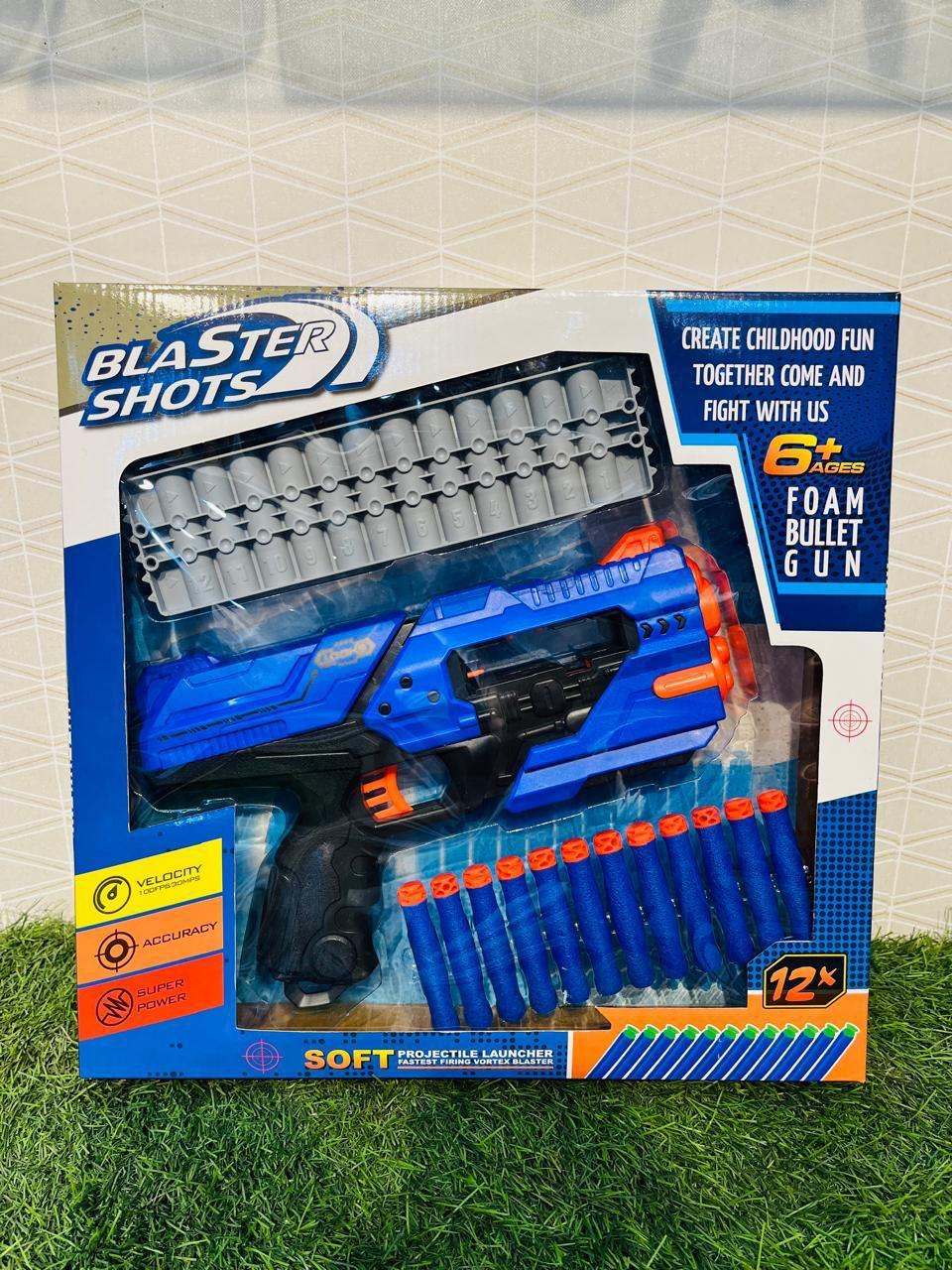 Big Blaze Storm Soft Bullet Toy Gun for Kids 12 Darts Continuously Shooting Gun