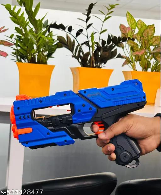 Big Blaze Storm Soft Bullet Toy Gun for Kids 12 Darts Continuously Shooting Gun