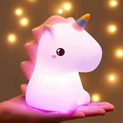 Rechargeable Silicone Cloud Night Light for Kids | Color-Changing LED Changing Lamp |Adorable Room Decor & Gift for Toddlers