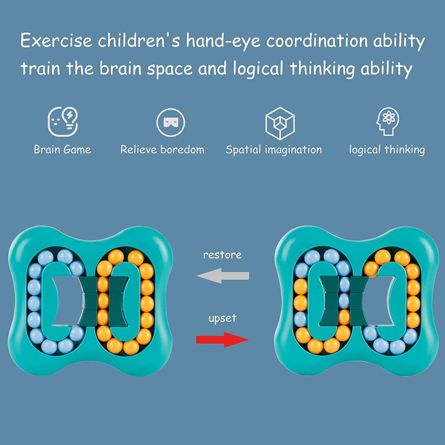 Kid Rotating Magic Bean | Finger Tip Rotation | Beads Magic Cube | Brain Puzzle | Brain Teaser Game