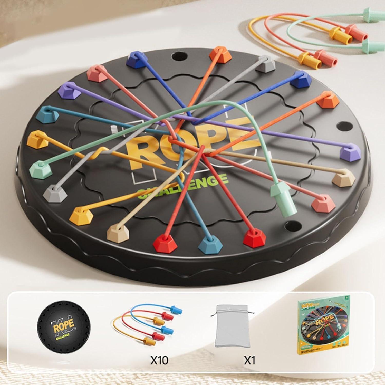 Rope Untangle Toy for Kids | Sensory & Educational Puzzle Toy | Fun Knot Game for Boys & Girls | Develops Focus & Motor Skills | Social Mind Activity Toy | Ages 3+